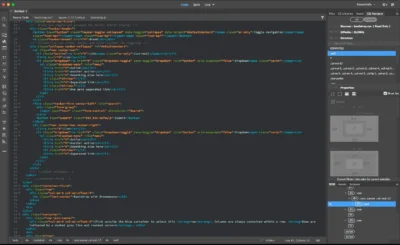 Adobe Dreamweaver screen 1