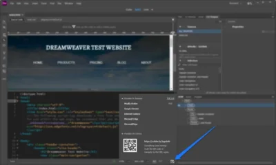 Adobe Dreamweaver screen 2