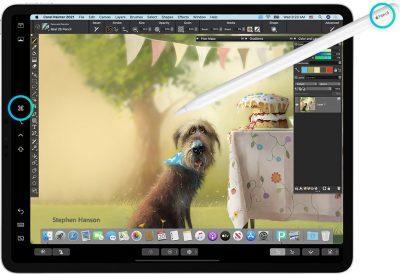 Corel Painter 2021 apple pencil