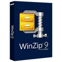 Winzip 9 Pro MAC Product Box