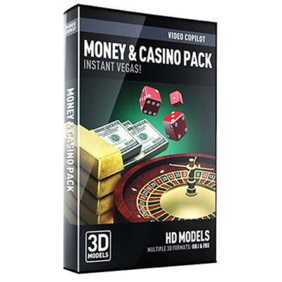 Video Copilot 3D Model Pack - Money and Casino